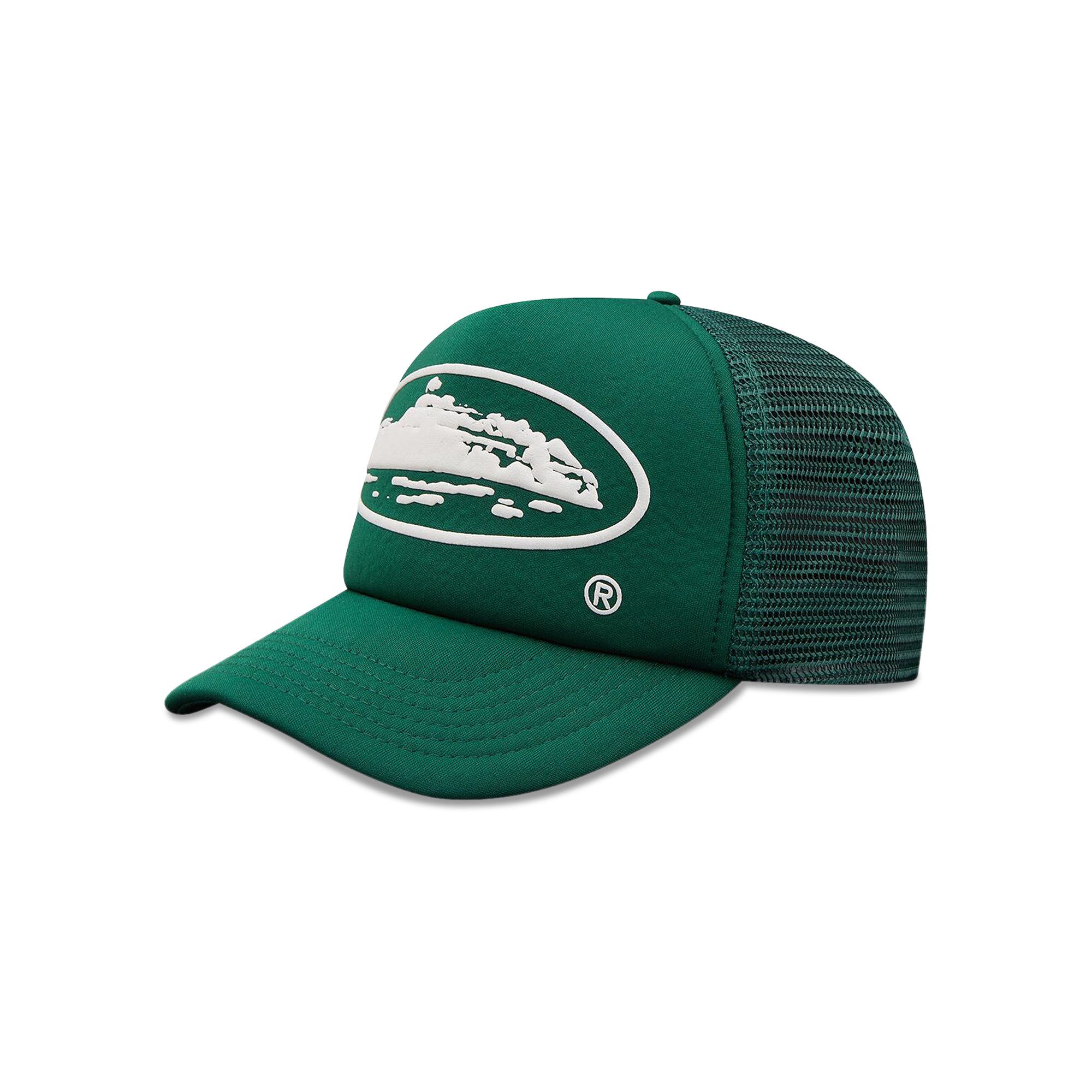 Buy Corteiz Alcatraz Puff Print Trucker Hat 'Green