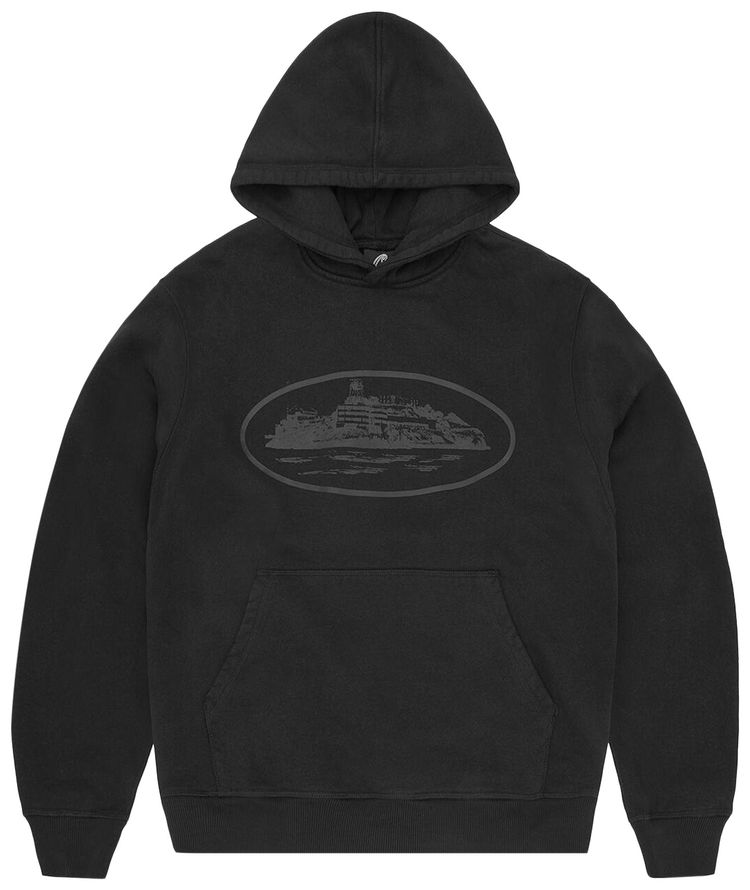 Corteiz Alcatraz Hoodie Black