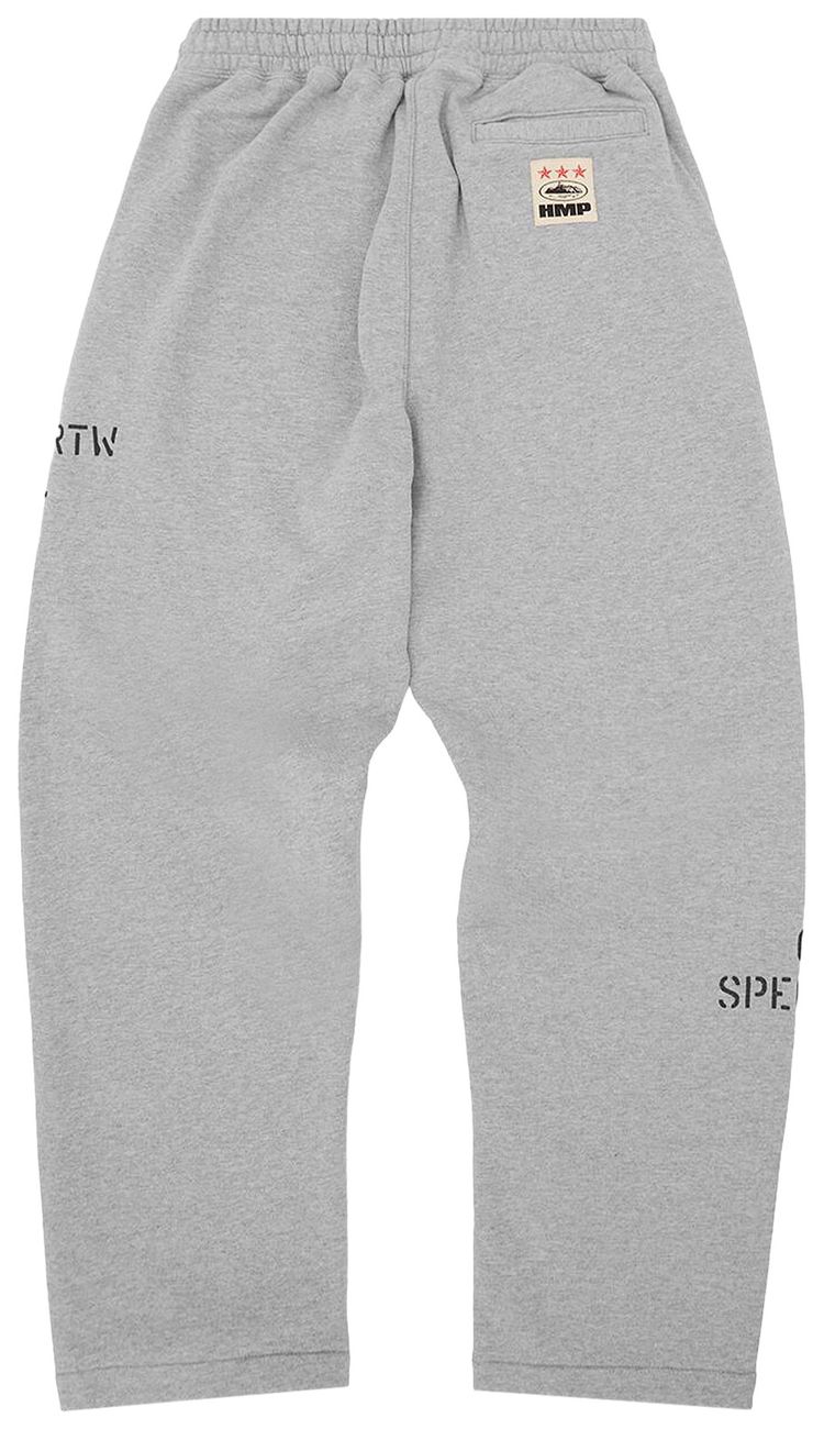 Corteiz Hmp Stencil Open Hem Pant Light Heather