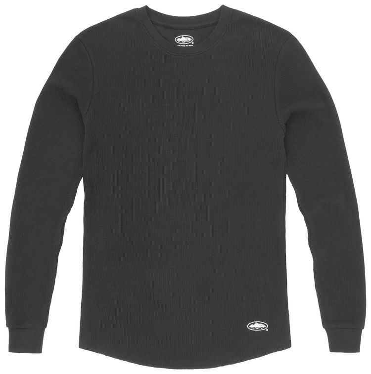 Corteiz Guerillaz Thermal Long Sleeve Tee Black