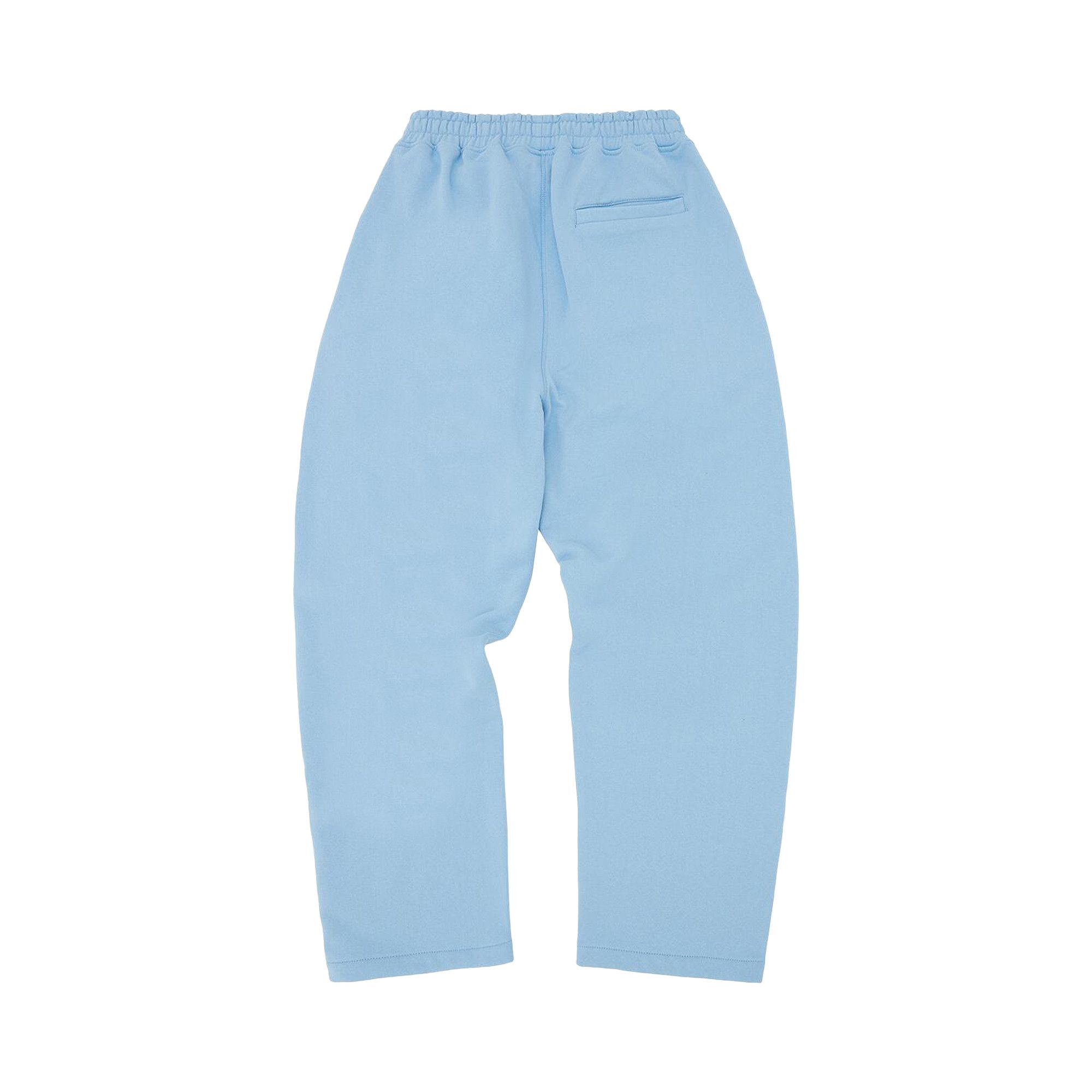 Buy Corteiz Island Puff Print Open Hem Sweatpant 'Baby Blue