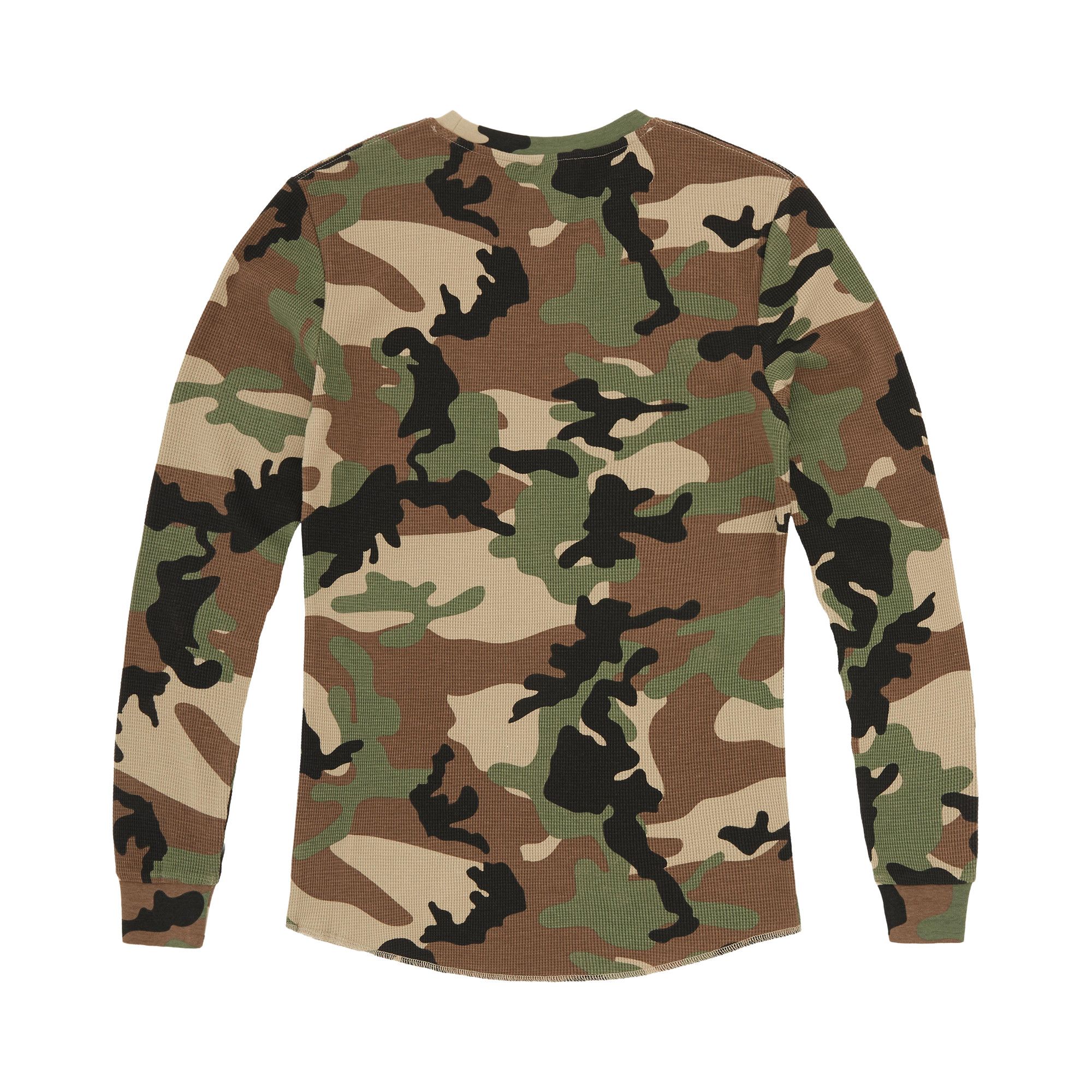 Buy Corteiz Guerillaz Thermal Long-Sleeve Tee 'Woodland Camo