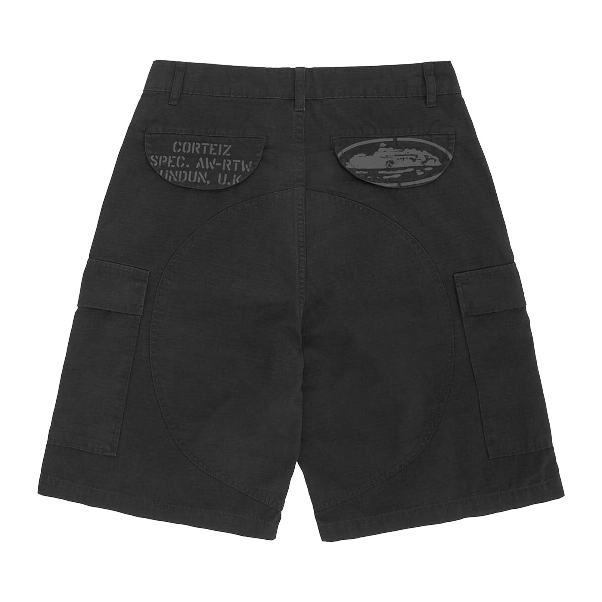 Buy Corteiz Guerillaz Cargo Short 'Black' - CRTZ0121 001 | GOAT
