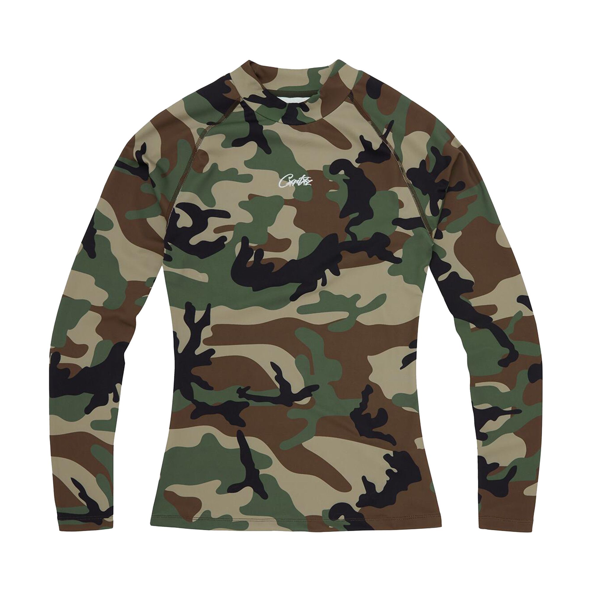Buy Corteiz Litework Compression Top 'Woodland Camo' - CRTZ0320