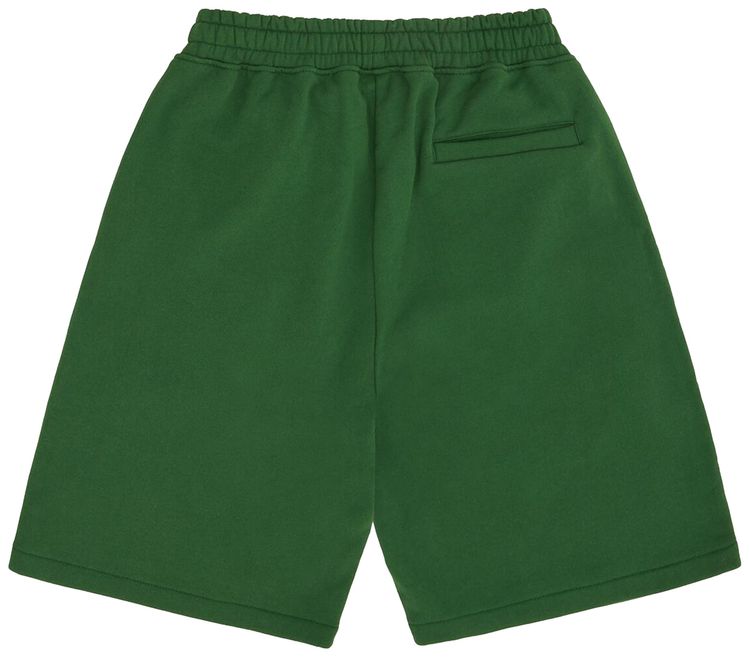 Corteiz Island Puff Print Sweatshort Green