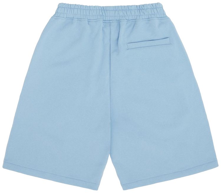 Corteiz Island Puff Print Sweatshort Baby Blue