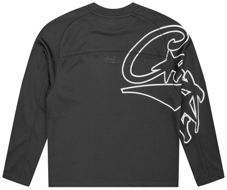 Corteiz Woosh Mesh Long Sleeve Jersey Black