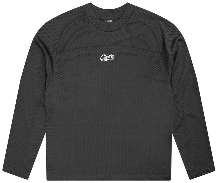 Corteiz Woosh Mesh Long Sleeve Jersey Black