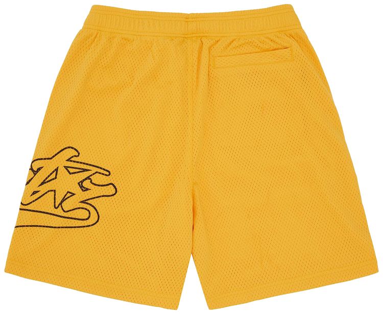 Corteiz Woosh Mesh Short Yellow