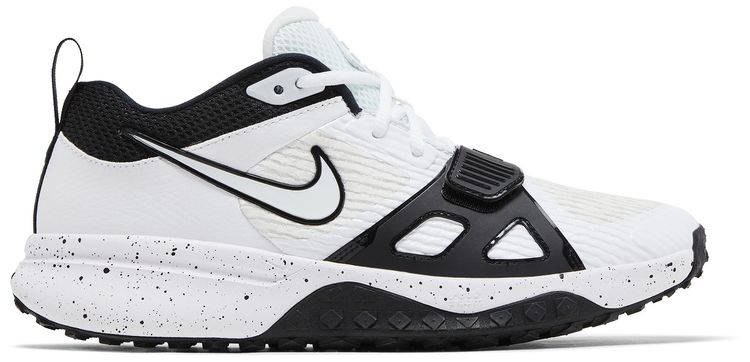 Nike Air Zoom Diamond Elite Turf White Black Splatter