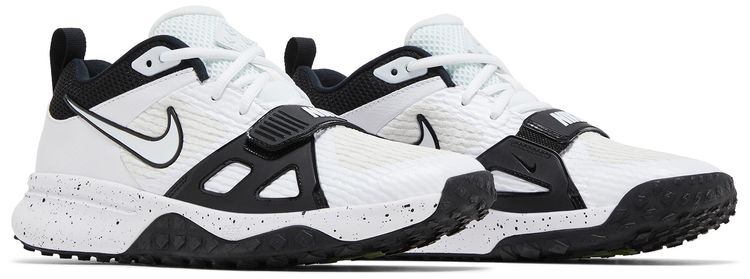 Nike Air Zoom Diamond Elite Turf White Black Splatter