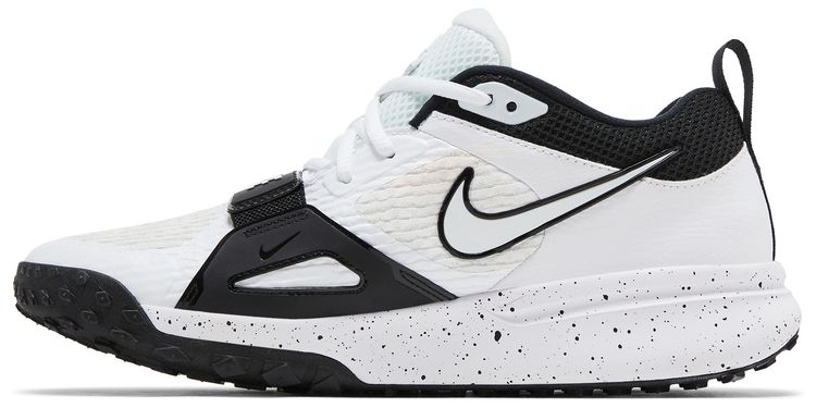 Nike Air Zoom Diamond Elite Turf White Black Splatter
