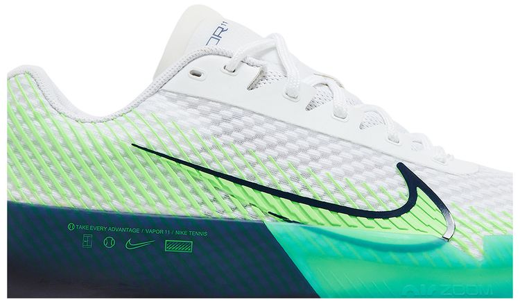 NikeCourt Air Zoom Vapor 11 Clay White Washed Teal