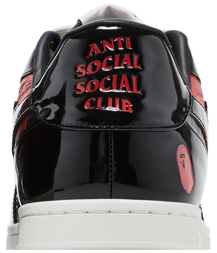 Anti Social Social Club x Bapesta Icon Black