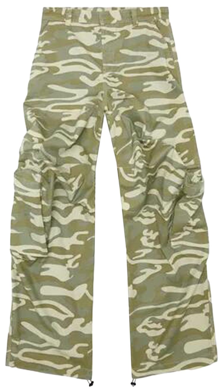 Diesel Camo Cargo Pants Green