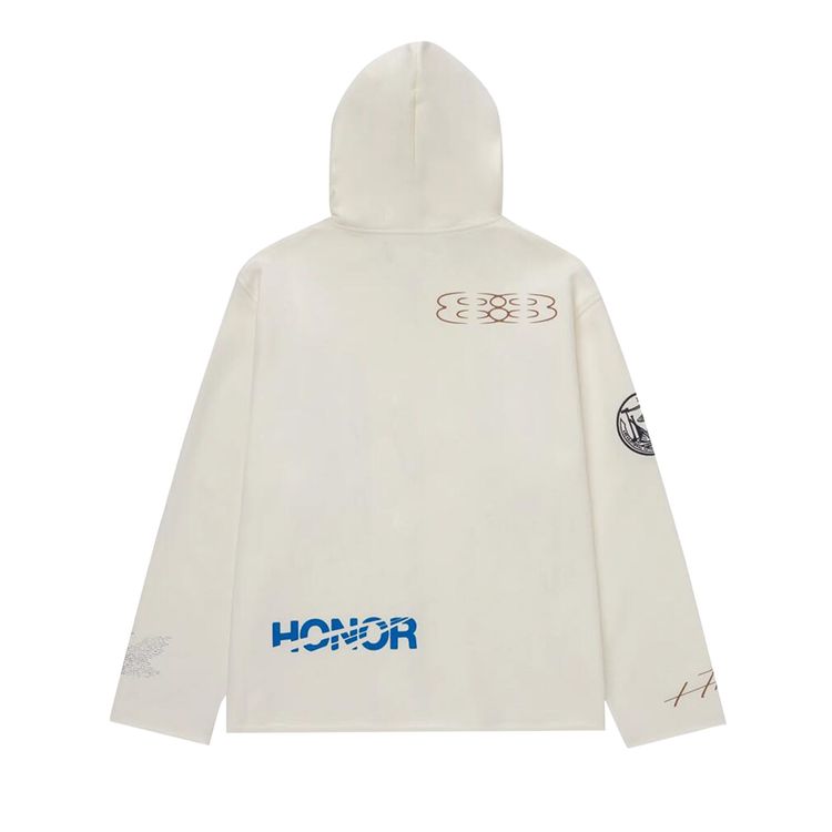 Honor The Gift 1988 Full Zip Hoodie White