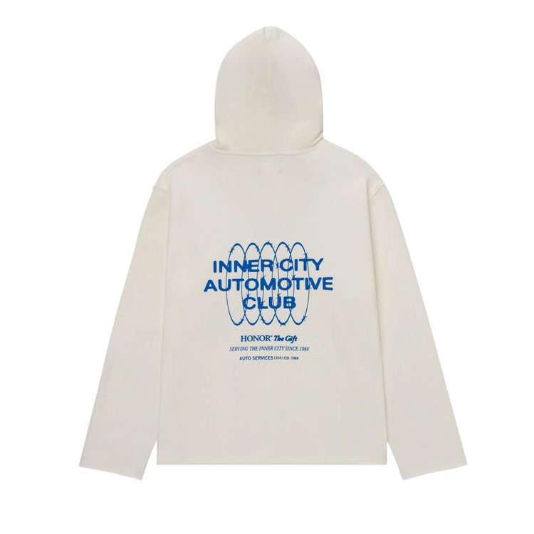 Honor The Gift Speedbike Hoodie White