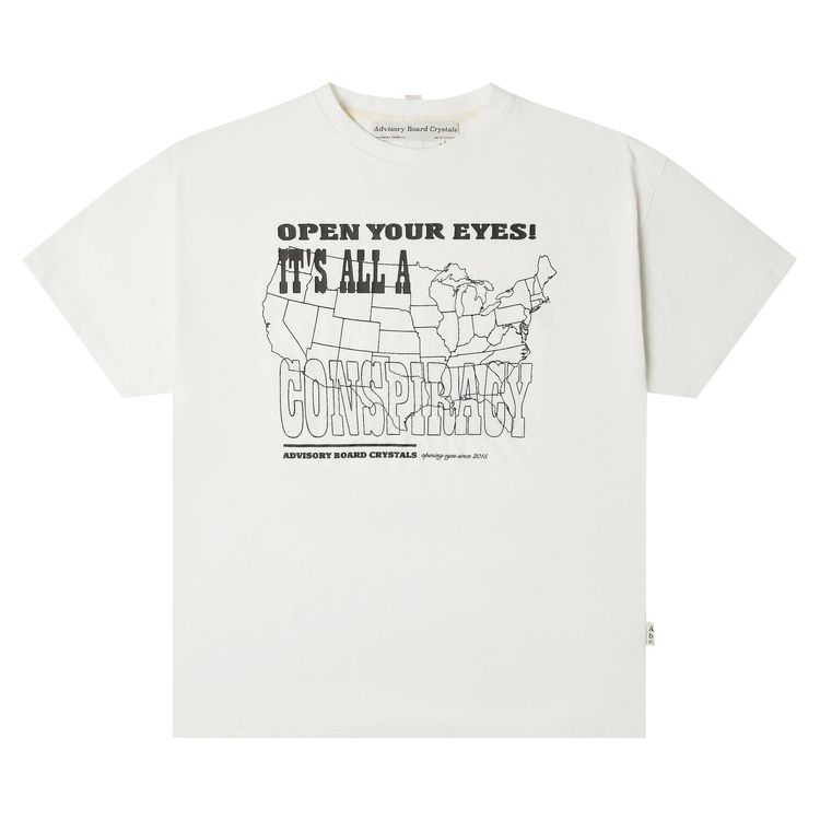 Advisory Board Crystals Conspiracy T Shirt White