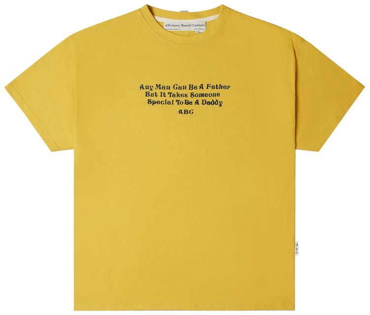 Advisory Board Crystals Father Quote T Shirt Yellow