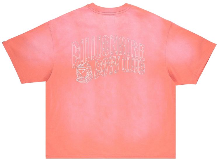 Billionaire Boys Club Faded Helmet T Shirt Coral Quartz