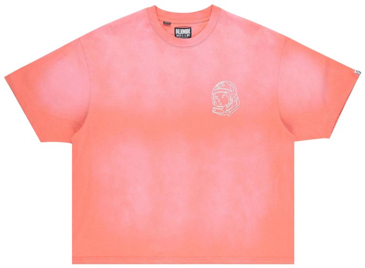 Billionaire Boys Club Faded Helmet T Shirt Coral Quartz