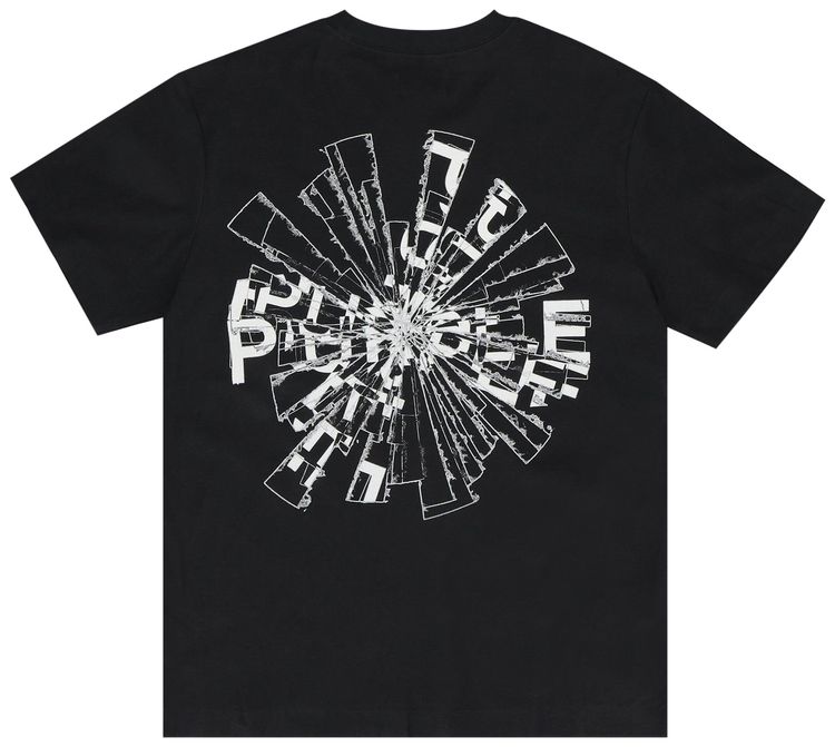 PURPLE BRAND Textured Jersey T Shirt Black