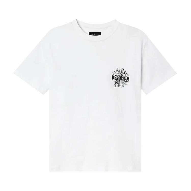 PURPLE BRAND Textured Jersey T Shirt White
