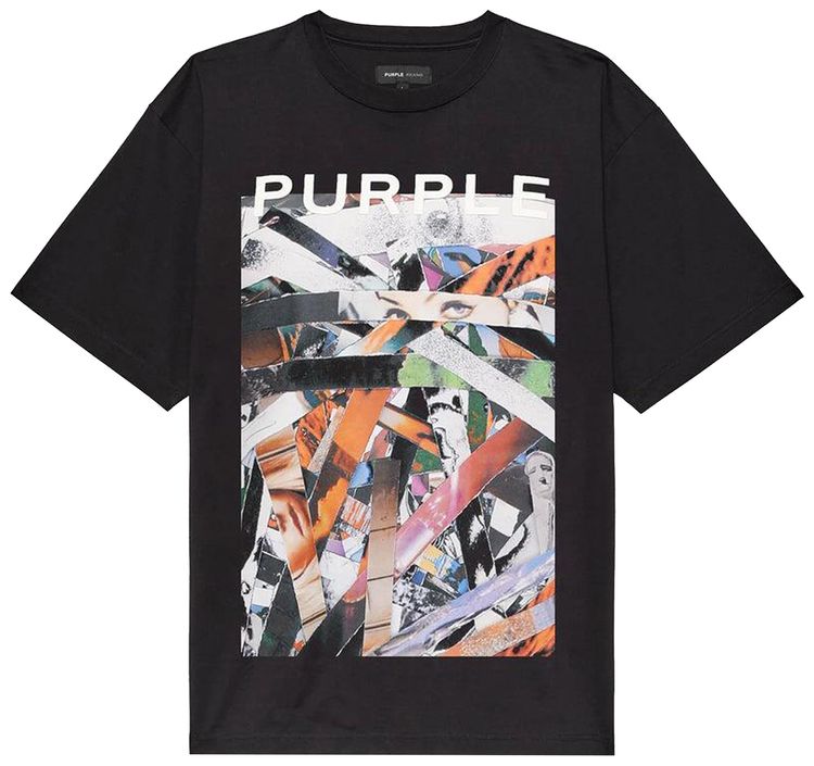 PURPLE BRAND Clean Jersey T Shirt Black