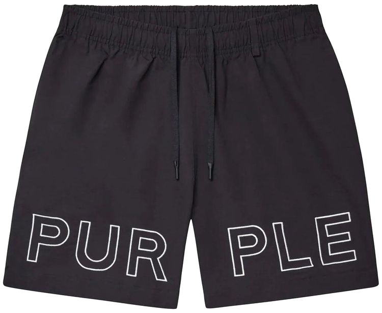 PURPLE BRAND All Round Shorts Black