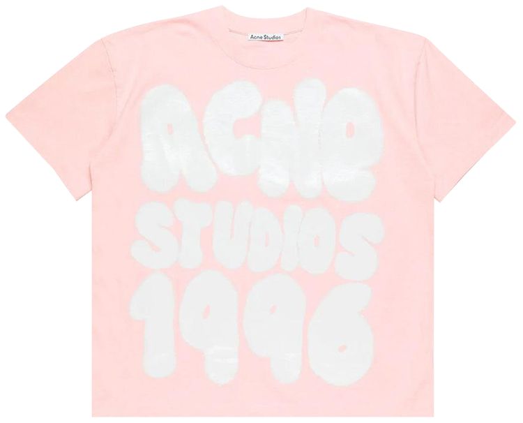 Acne Studios Logo Tee Pink