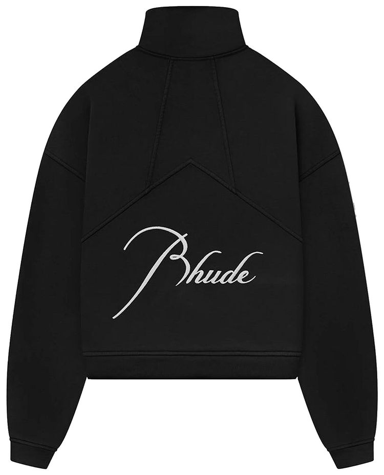 Rhude 14 Zip Sweatshirt Vintage Black