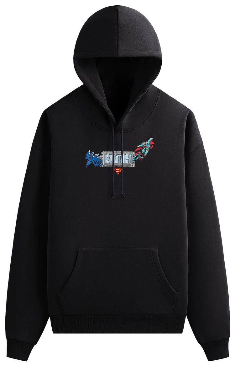Kith x Superman Booth Nelson Hoodie Black
