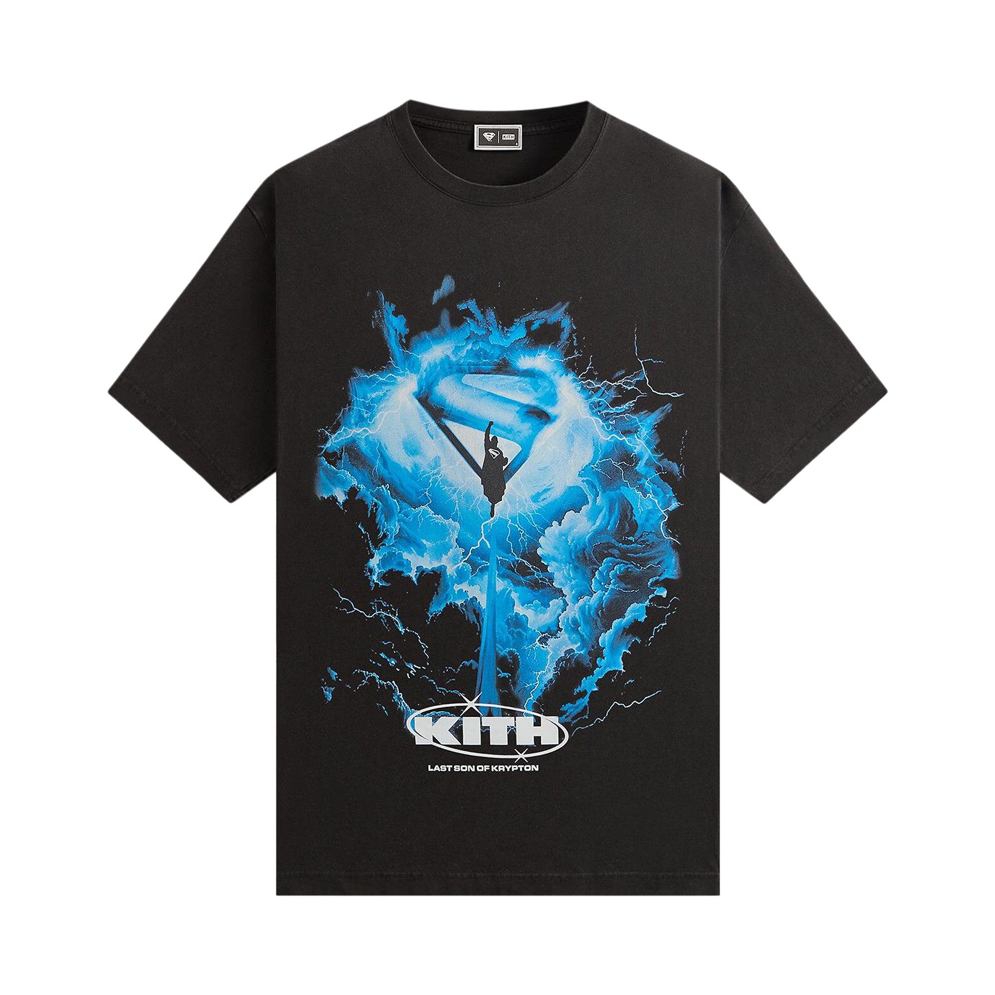 トップス M Kith x Superman Lightning Vintage Tee Buy Kith x Superman Lightning Vintage Tee 'Black