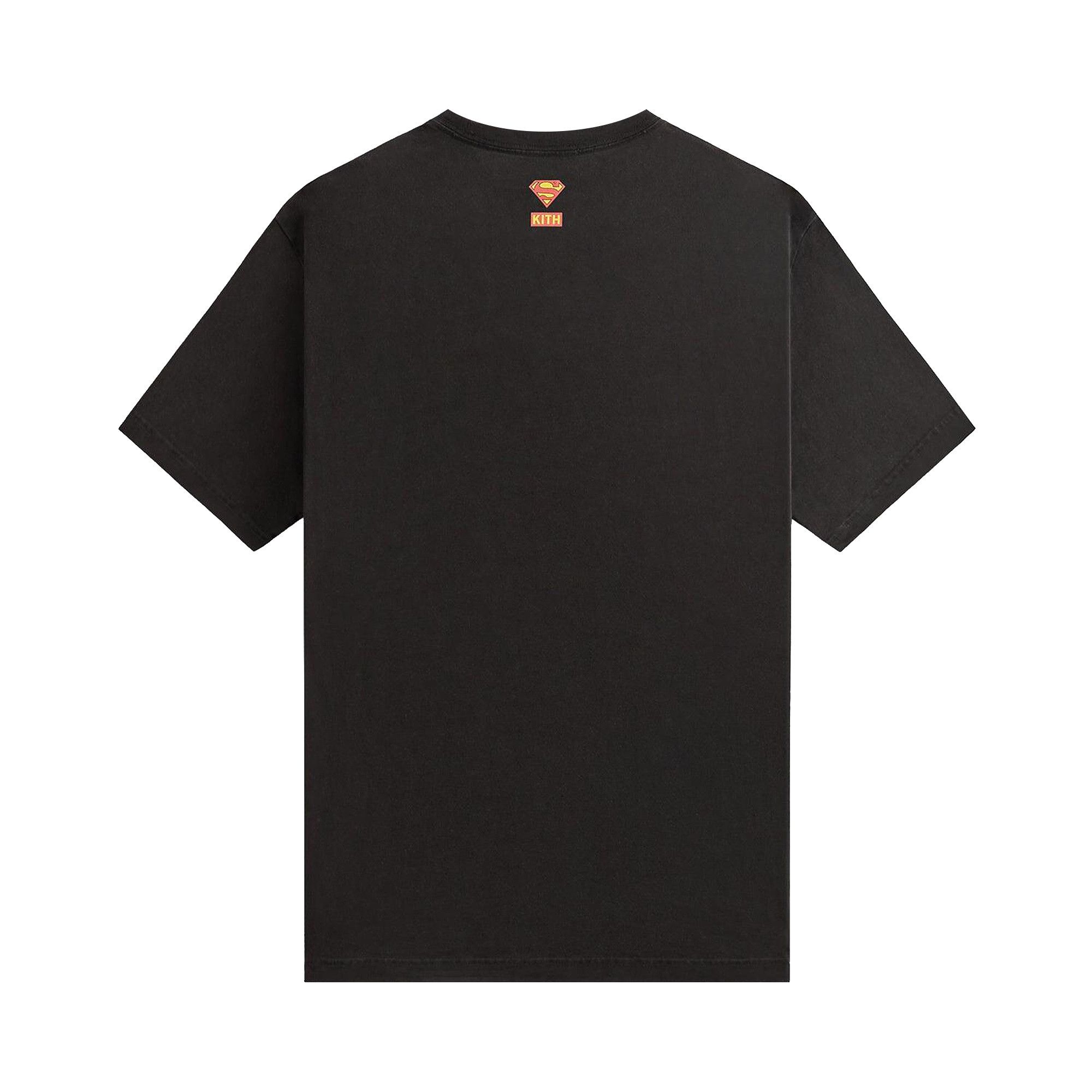 Buy Kith x Superman Flight Vintage Tee 'Black' - KHM033775
