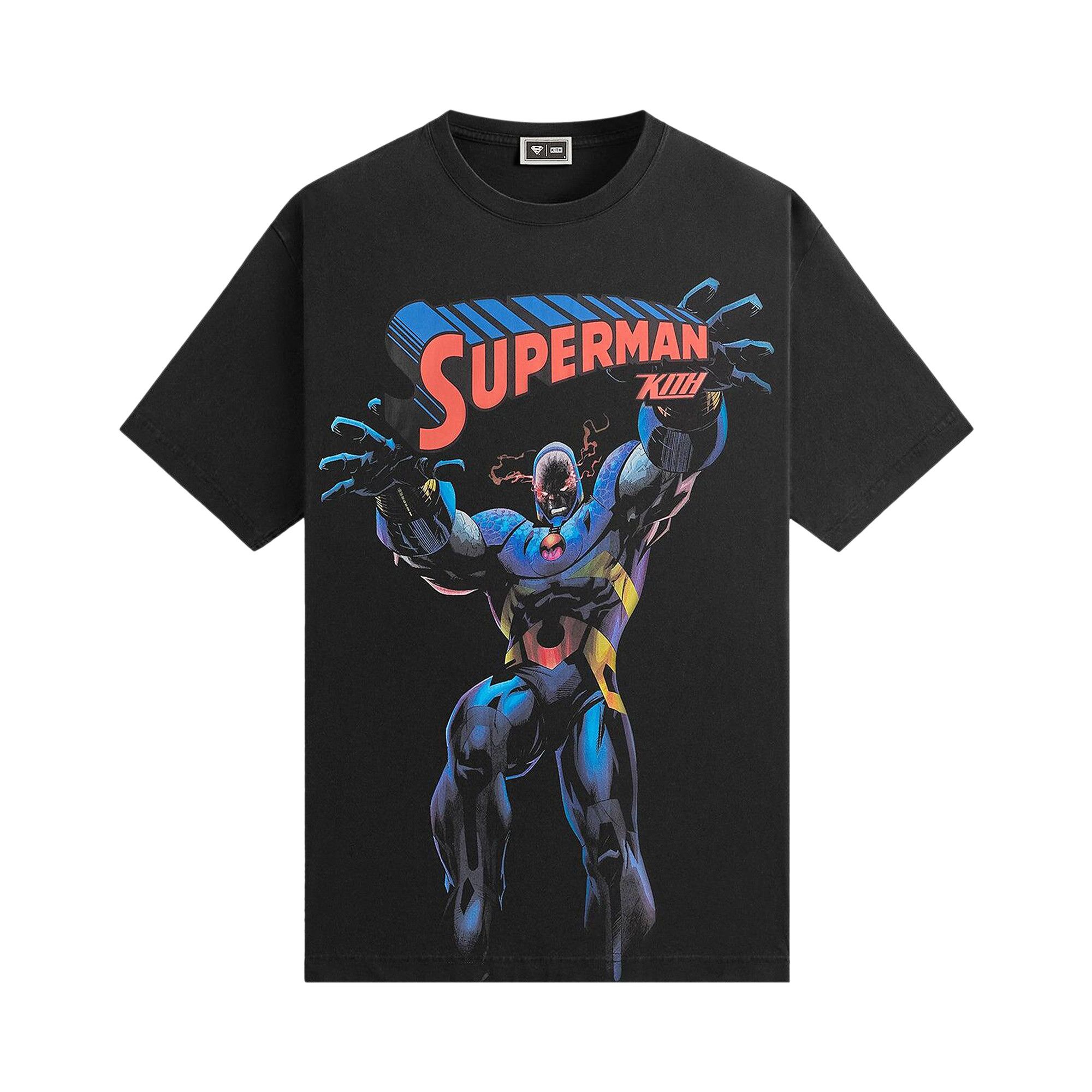 KITH × SUPERMAN DARKSEID TEE BLACK S 未使用 Buy Kith x Superman Darkseid Tee 'Black' - KHM033859 001 | GOAT
