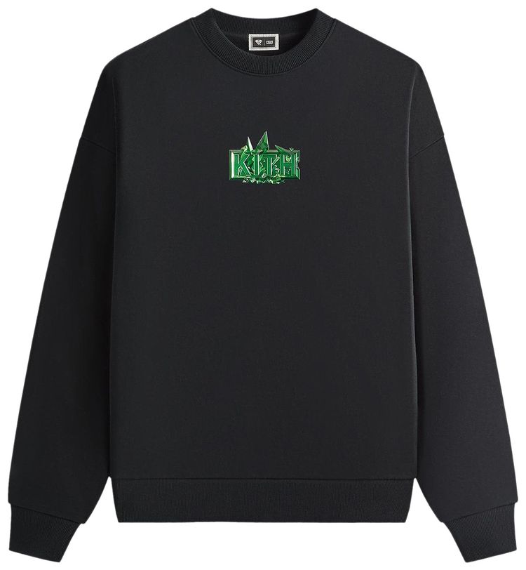 Kith x Superman Kryptonite Nelson Crewneck Black