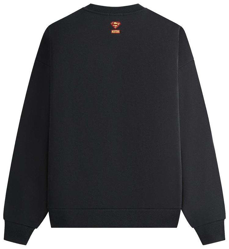 Kith x Superman Kryptonite Nelson Crewneck Black