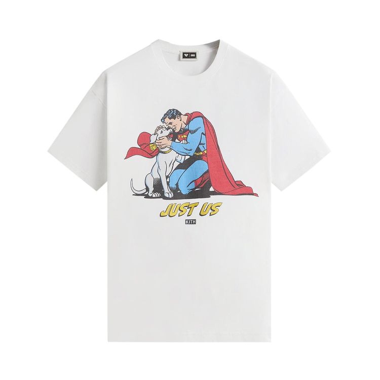 Kith x Superman Just Us Vintage Tee White