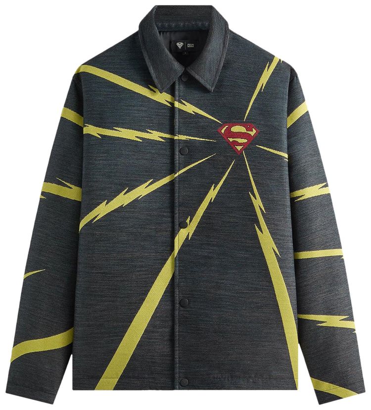 Kith x Superman Lightning Tapestry Jacket Black
