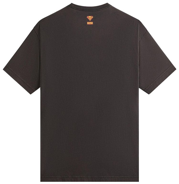 Kith x Superman Lightning Bolt Tee Black