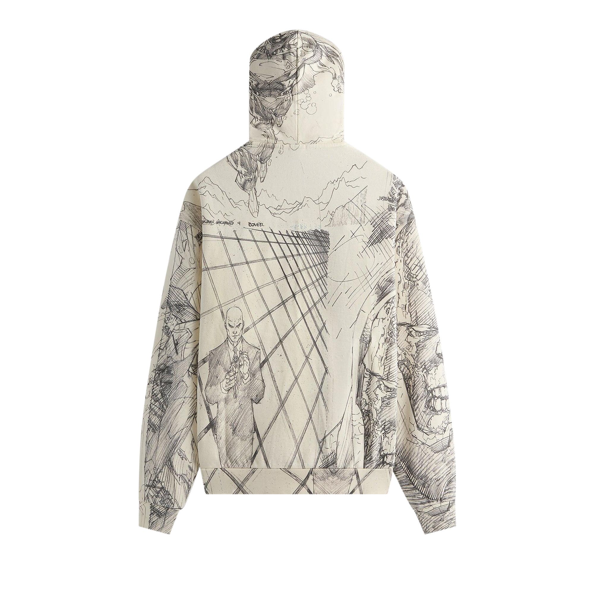 ★25SS★Superman X Kith Sketch Nelson Hoodie Buy Kith x Superman Sketch Nelson Hoodie 'Sandrift