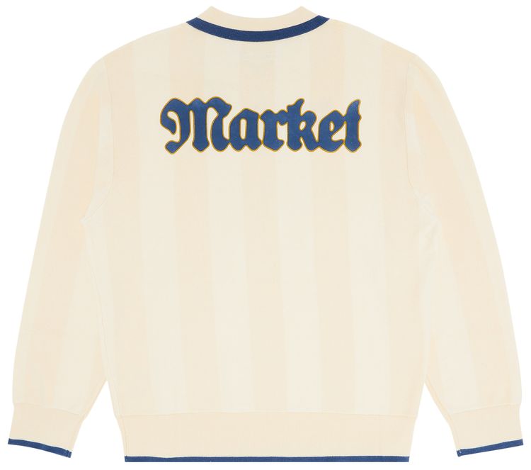 Market Pure Gold Collared Sweater Butter Cream