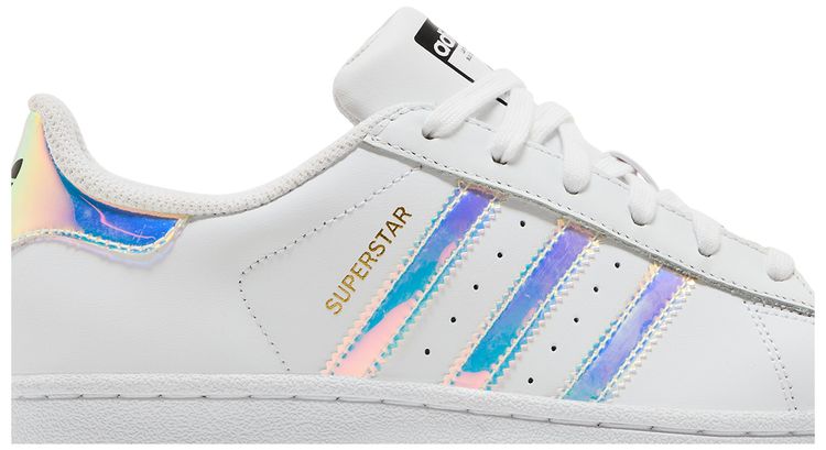 White Iridescent Hologram Superstar Superstar Iridescent Superstar