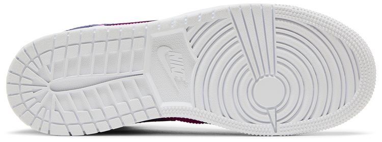 Air Jordan 1 Mid GS Regency Purple Fire Pink