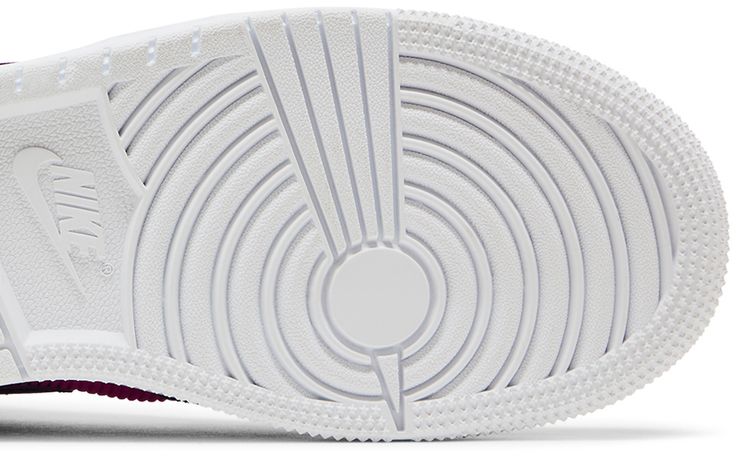 Air Jordan 1 Mid GS Regency Purple Fire Pink