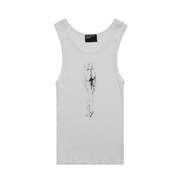Enfants Riches Deprimes Bad Professor Tank Top Faded White