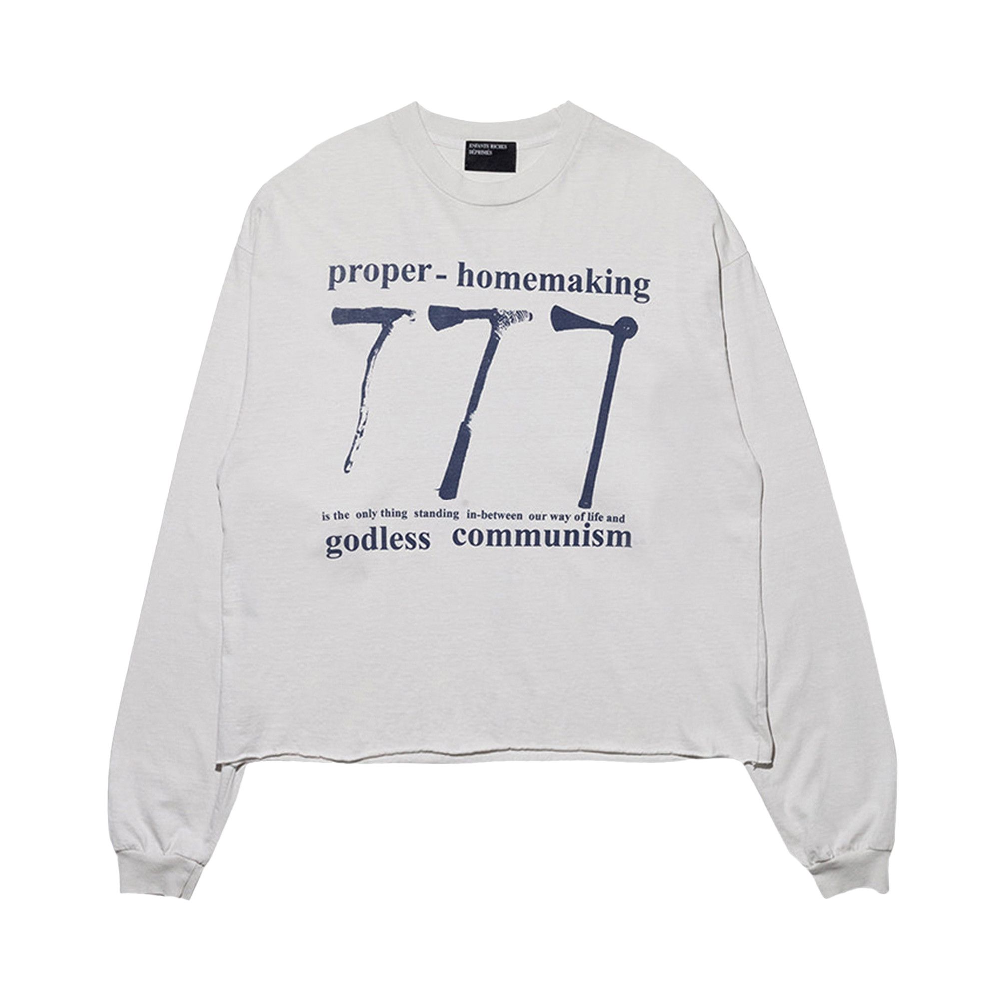 Buy Enfants Riches Déprimés 777 Long-Sleeve T-Shirt 'Faded White