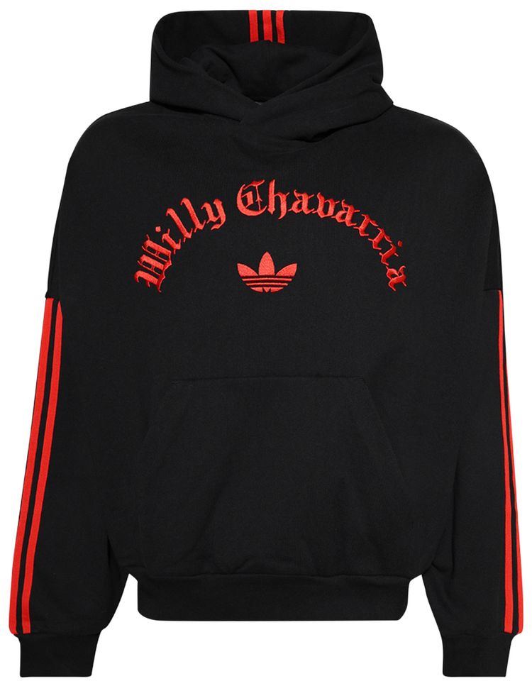 adidas x Willy Chavarria Logo Hoodie Black