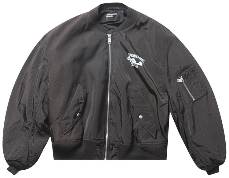 Enfants Riches Deprimes Enfants Video Bomber Jacket Black