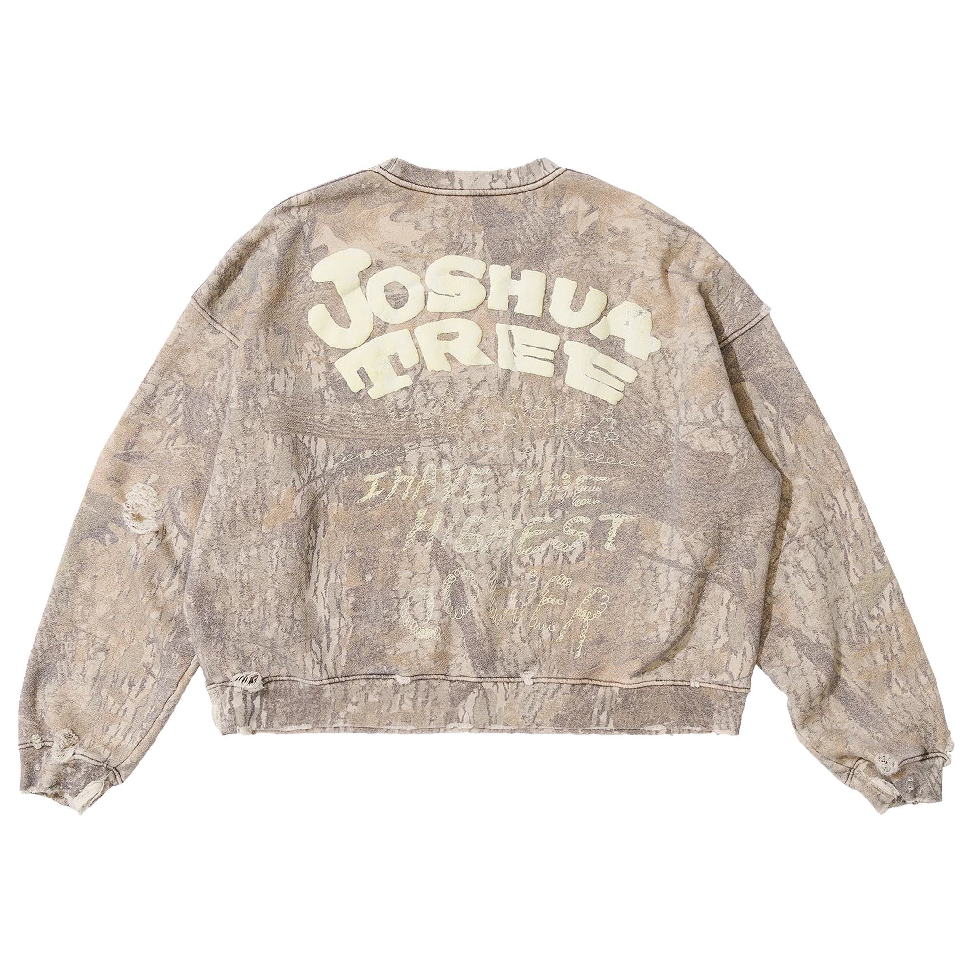 Buy Paly Hollywood Emotional Pain Crewneck 'Camo' - 4U003Q1008CAM